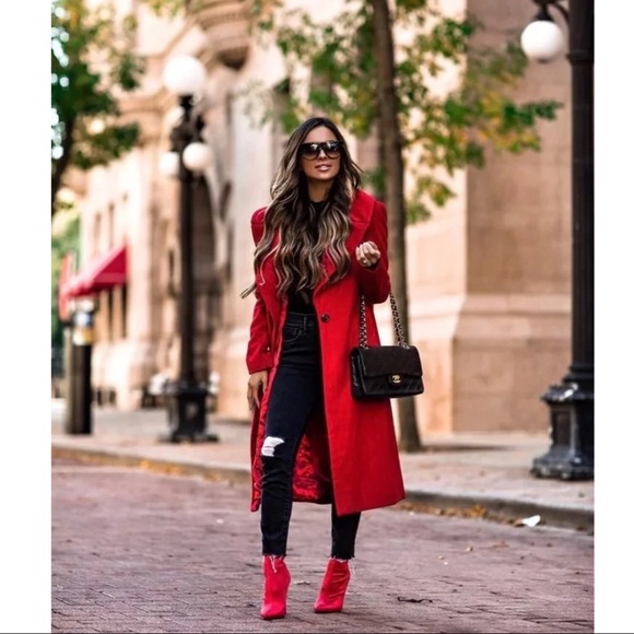 Red Wool Jacket - Picture 7 of 9